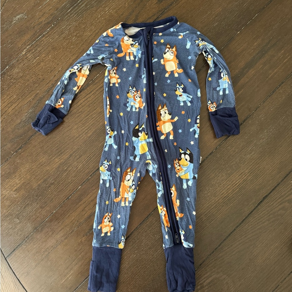 Little Sleepies Bluey Zippie 3-6 months